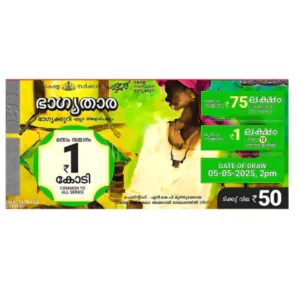 BHAGYATHARA – Monday Lottery Ticket