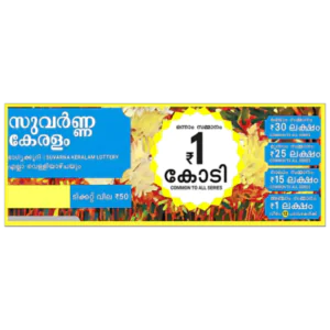 SUVARANA KERALAM – Friday Lottery Ticket