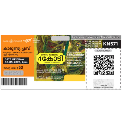 KARUNYA PLUS – Thursday Lottery Ticket